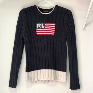 Polo Ralph Lauren American Flag Sweater